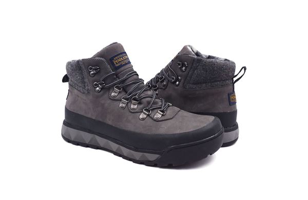 Pendleton Men's Dotsero Trek Waterproof Leather & Pendleton Wool Waterproof Hiking Boot - Steel Gray - Pair