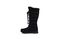 Pendleton Women's Zip-Up Snow Boot Rockchuck Range Adjustable Lace Waterproof - Black - Medial Side