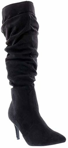 Penny Loves Kenny Ample - Women's - Black Microsuede - Angle