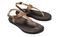 OluKai Ekekeu Women's Leather Slingback Sandals - Sahara/Kona Coffee - Pair