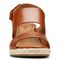 Vionic Brooke Women's Wedge Supportive Sandals - Cognac Leather - 6 front view