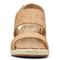 Vionic Brooke Women's Wedge Supportive Sandals - Cork Cork - 6 front view