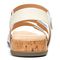 Vionic Colleen Women's Comfort Sandal - Cream Boa - 5 back view