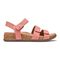 Vionic Colleen Women's Comfort Sandal - Coral Nubuck - 4 right view