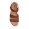 Vionic Colleen Women's Comfort Sandal - Cinnamon Leather - 3 top view