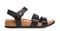 Vionic Colleen Women's Comfort Sandal - Black Leather - 4 right view