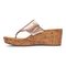 Vionic Anitra Women's Platform Sandal - Rose Gold Metallic - 2 left view