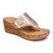 Vionic Anitra Women's Platform Sandal - Rose Gold Metallic - 1 profile view