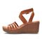 Vionic Clarisa Women's Platform Sandal - Cognac