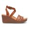 Vionic Clarisa Women's Platform Sandal - Cognac
