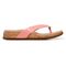 Vionic Daniela Women's Leather Toe Post Comfy Sandal - Coral Leather - 4 right view