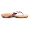 Vionic Dillon Women's Toe-Post Supportive Sandal - Berry Croc - 4 right view