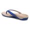 Vionic Dillon Women's Toe-Post Supportive Sandal - Classic Blue - Back angle