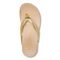 Vionic Dillon Women's Toe-Post Supportive Sandal - Gold Mirror - Top