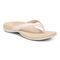 Vionic Dillon Women's Toe-Post Supportive Sandal - Peony Crinkle - Angle main