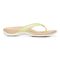 Vionic Dillon Women's Toe-Post Supportive Sandal - Pale Lime Crinkle - Right side