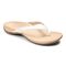 Vionic Dillon Women's Toe-Post Supportive Sandal - White Croc - 1 profile view