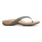 Vionic Dillon Women's Toe-Post Supportive Sandal - Army Green - Right side