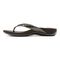 Vionic Dillon Women's Toe-Post Supportive Sandal - Black Croc - 2 left view