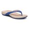 Vionic Dillon Women's Toe-Post Supportive Sandal - Classic Blue - Angle main