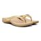 Vionic Dillon Women's Toe-Post Supportive Sandal - Gold Mirror - Pair