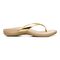 Vionic Dillon Women's Toe-Post Supportive Sandal - Gold Mirror - Right side