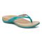 Vionic Dillon Women's Toe-Post Supportive Sandal - Lake Blue - Angle main