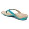 Vionic Dillon Women's Toe-Post Supportive Sandal - Lake Blue - Back angle