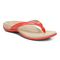 Vionic Dillon Women's Toe-Post Supportive Sandal - Poppy - Angle main