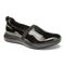 Vionic Fiona Pro Slip-on Women's Slip Resistant Shoe - Black Patent - 1 profile view