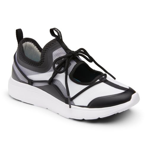 Vionic Giselle Women's Comfort Sneaker - Black White - 1 profile view