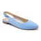 Vionic Jade Women's Slingback Supportive Flat - Periwinkle Suede - 1 profile view