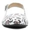 Vionic Jade Women's Slingback Supportive Flat - White Leopard - 6 front view