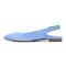 Vionic Jade Women's Slingback Supportive Flat - Periwinkle Suede - 2 left view