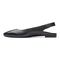 Vionic Jade Women's Slingback Supportive Flat - Black Leather - 2 left view