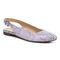 Vionic Jade Women's Slingback Supportive Flat - Pastel Lilac Snake - 1 profile view