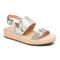 Vionic Louise Women's Platform Orthotic Sandal - Silver - 1 profile view