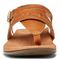 Vionic Lupe Women's Orthotic Sandal - 6 front view Tan