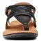 Vionic Lupe Women's Orthotic Sandal - 6 front view Black