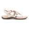 Vionic Lupe Women's Orthotic Sandal - Cream 4 right view