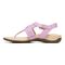 Vionic Lupe Women's Orthotic Sandal - Orchid Purple Leather - 2 left view