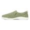 Vionic Malibu Women's Slip-on Comfort Shoe - Army Green Boucle - Left Side