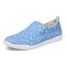 Vionic Malibu Women's Slip-on Comfort Shoe - Classic Blue - Left angle