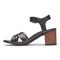 Vionic Peony Women's Heeled Sandal - Black - 2 left view