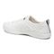 Vionic Pismo Women's Casual Supportive Sneaker - White Boucle - Back angle