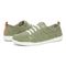 Vionic Pismo Women's Casual Supportive Sneaker - Army Green - pair left angle