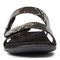 Vionic Randi Women's Slide Orthotic Sandal - Black Boa - 6 front view