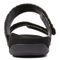 Vionic Randi Women's Slide Orthotic Sandal - Black Boa - 5 back view