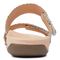 Vionic Randi Women's Slide Orthotic Sandal - Silver Boa - 5 back view