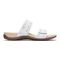 Vionic Randi Women's Slide Orthotic Sandal - White Leather - 4 right view